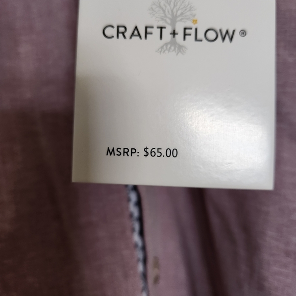 Craft + Flow Men's Long Sleeve Button Up Shirt Size L - Picture 3 of 7